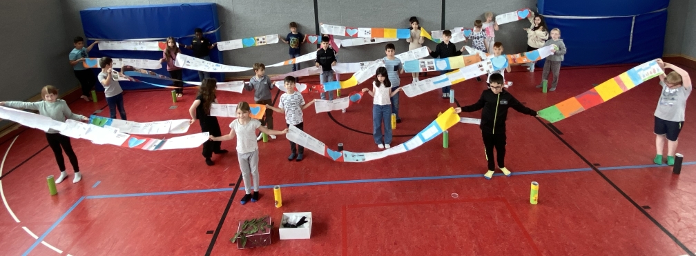 Kinder mit Leserollen